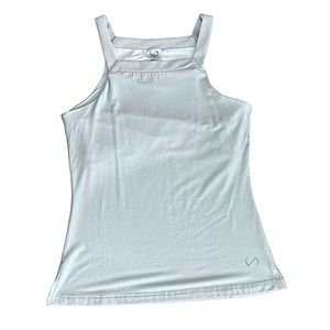 NWT TLF Apparel Lenox Tank Top Fitted Small Built in Bra Yoga Pilates Fitness